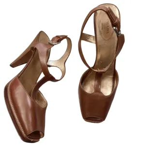 PRADA T- Strap Open Toe Sandal Size 40