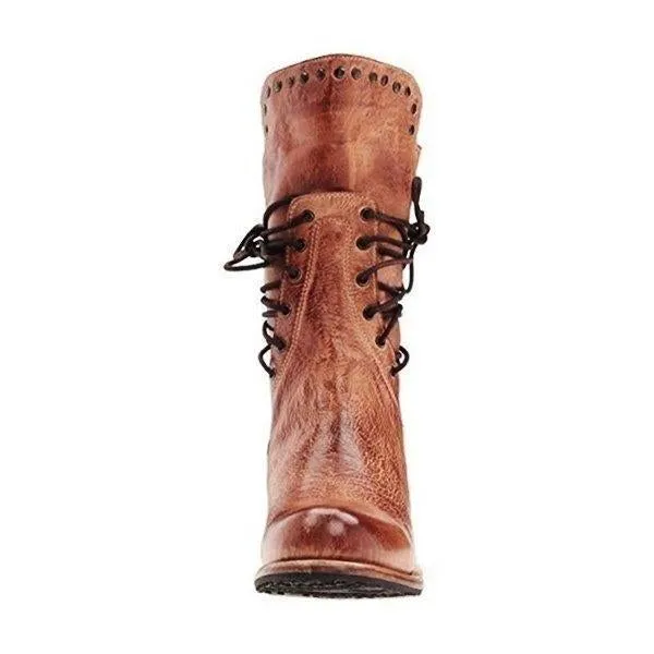 Purpdrank - Fashion Beaded Strap Martin Boots