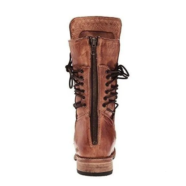 Purpdrank - Fashion Beaded Strap Martin Boots