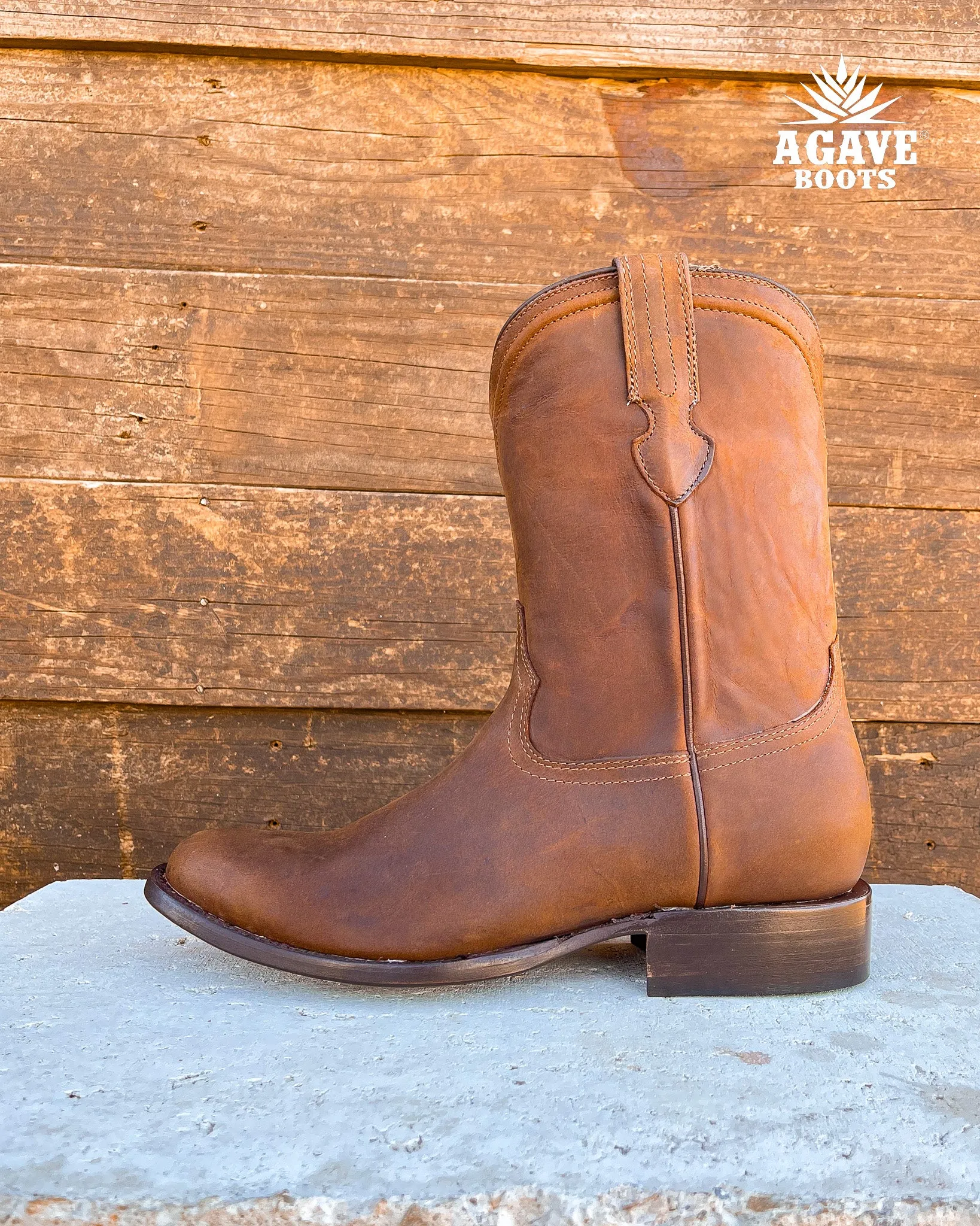 "FRONTIER" ROPPER | MEN ROUND TOE COWBOY BOOTS
