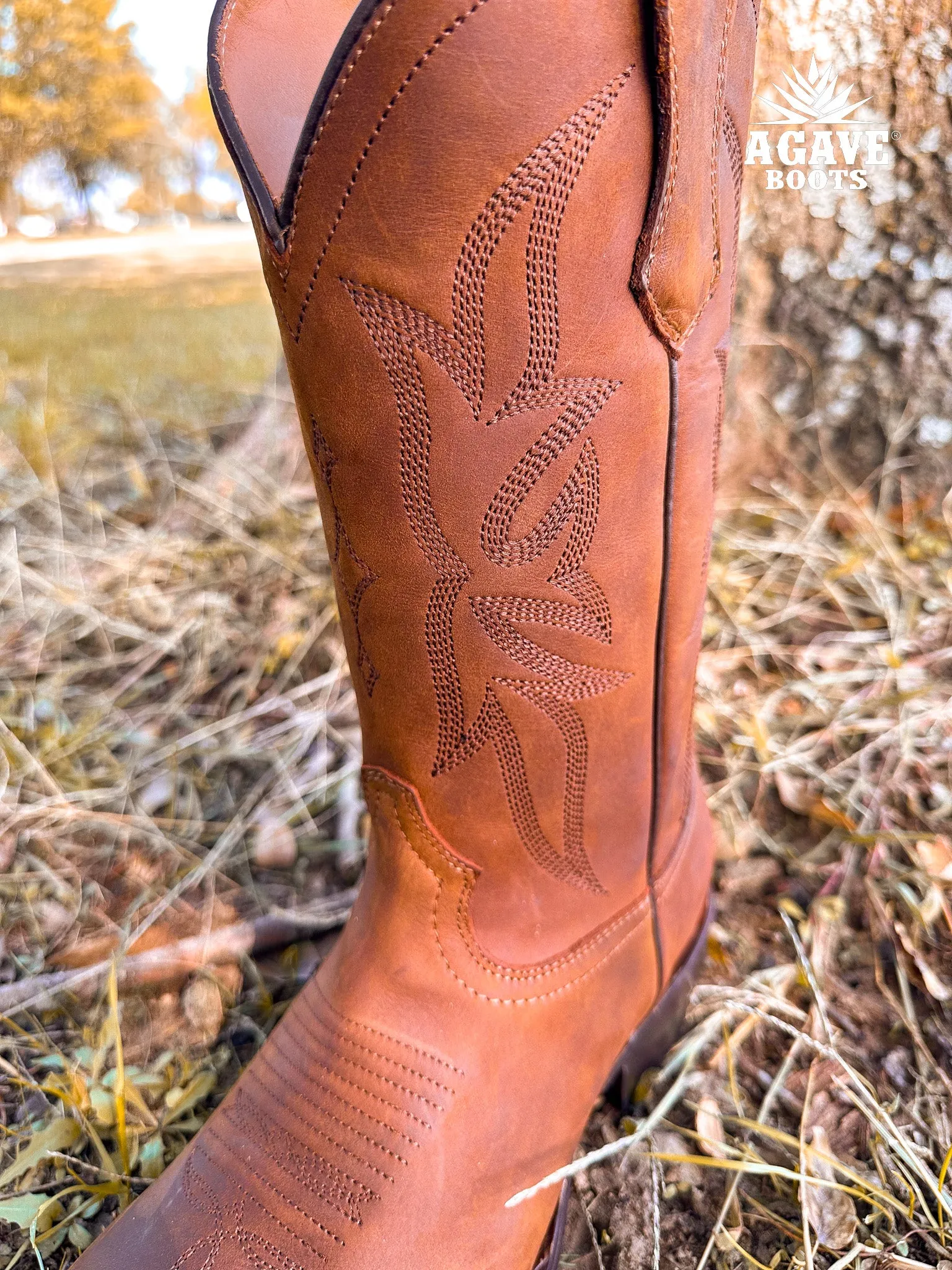 "MAVERICK" | MEN ROUND TOE COWBOY BOOTS
