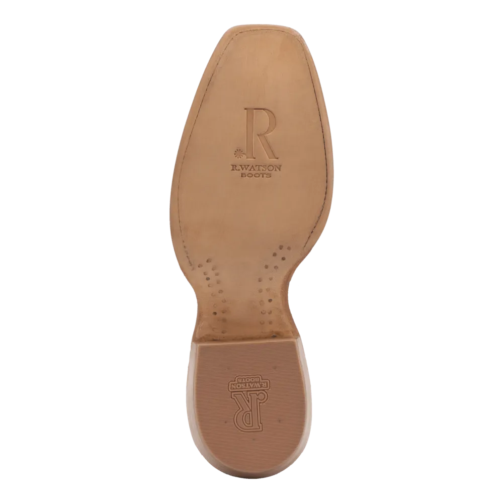 R. Watson Women's Rose Boar/Winter White Western Boots RWL8608-1