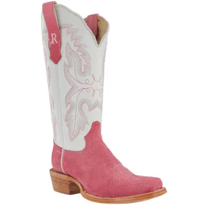 R. Watson Women's Rose Boar/Winter White Western Boots RWL8608-1