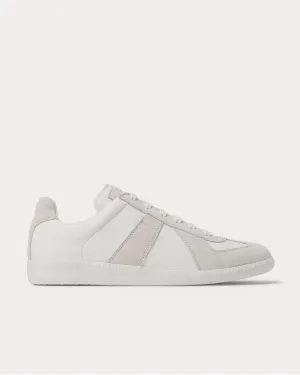 Replica Suede and Leather  Off-white low top sneakers
