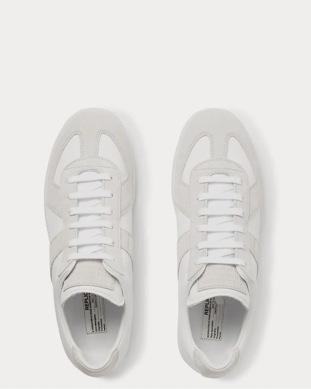 Replica Suede and Leather  Off-white low top sneakers