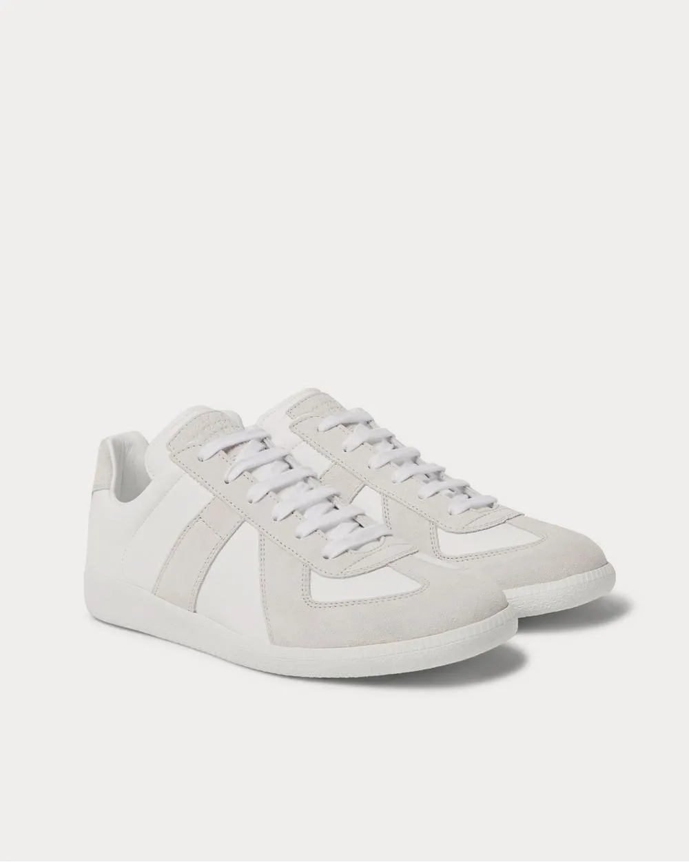 Replica Suede and Leather  Off-white low top sneakers