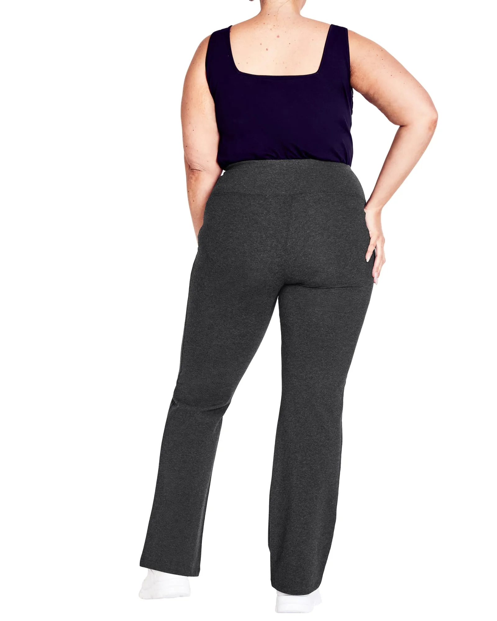 Riley Bootcut Legging | Charcoal Grey