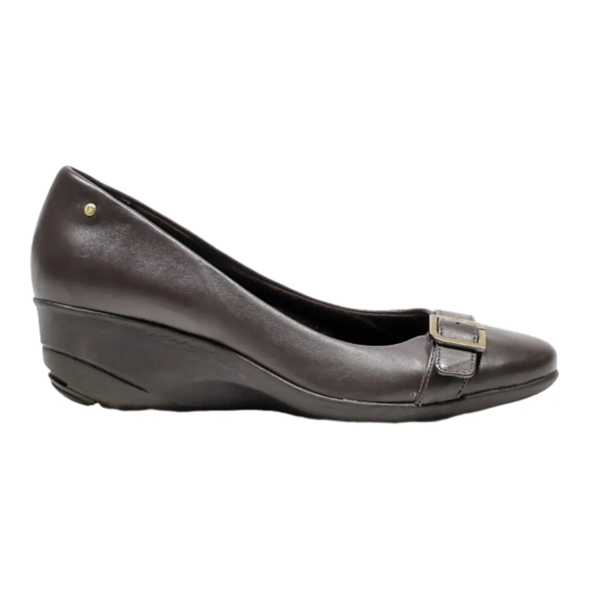 ROCKPORT Wedge Heels Brown Leather Womens UK 4