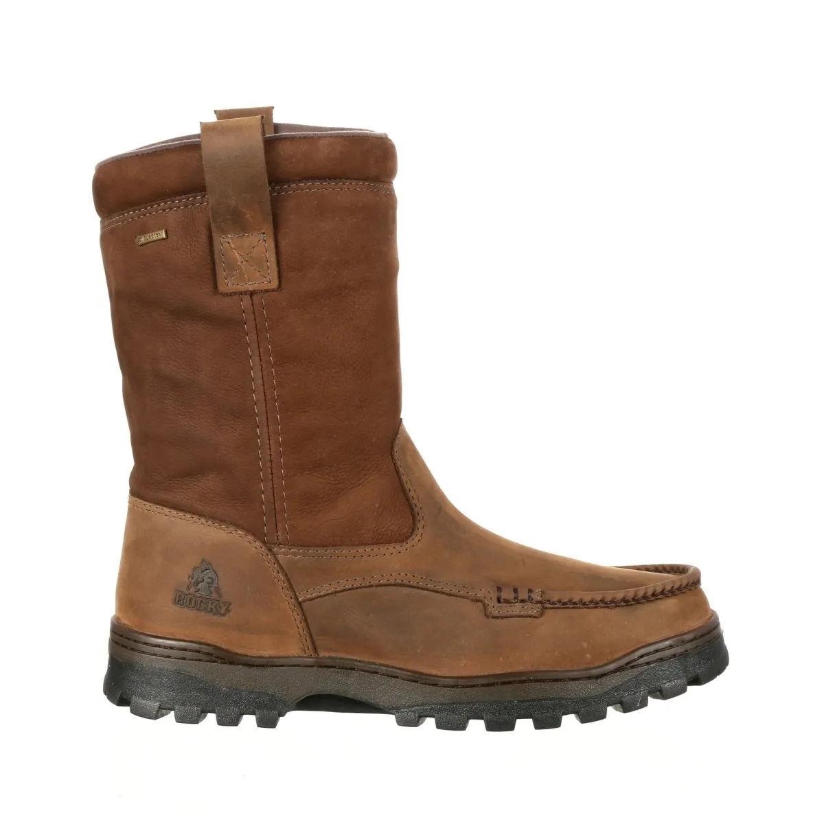 Rocky Outback Men's GORE-TEX® Waterproof Wellington Boots Rks0255 In Brown