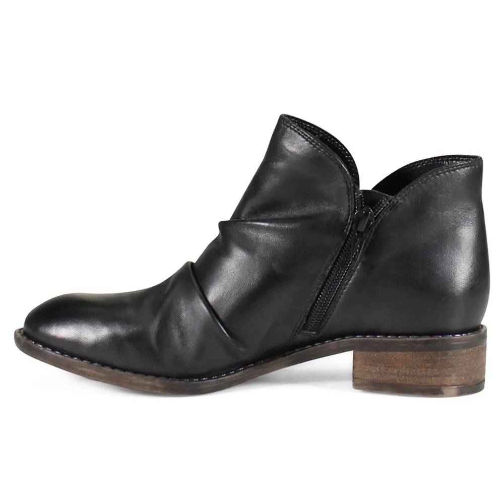 Rose Mera Round Toe Zippered Booties