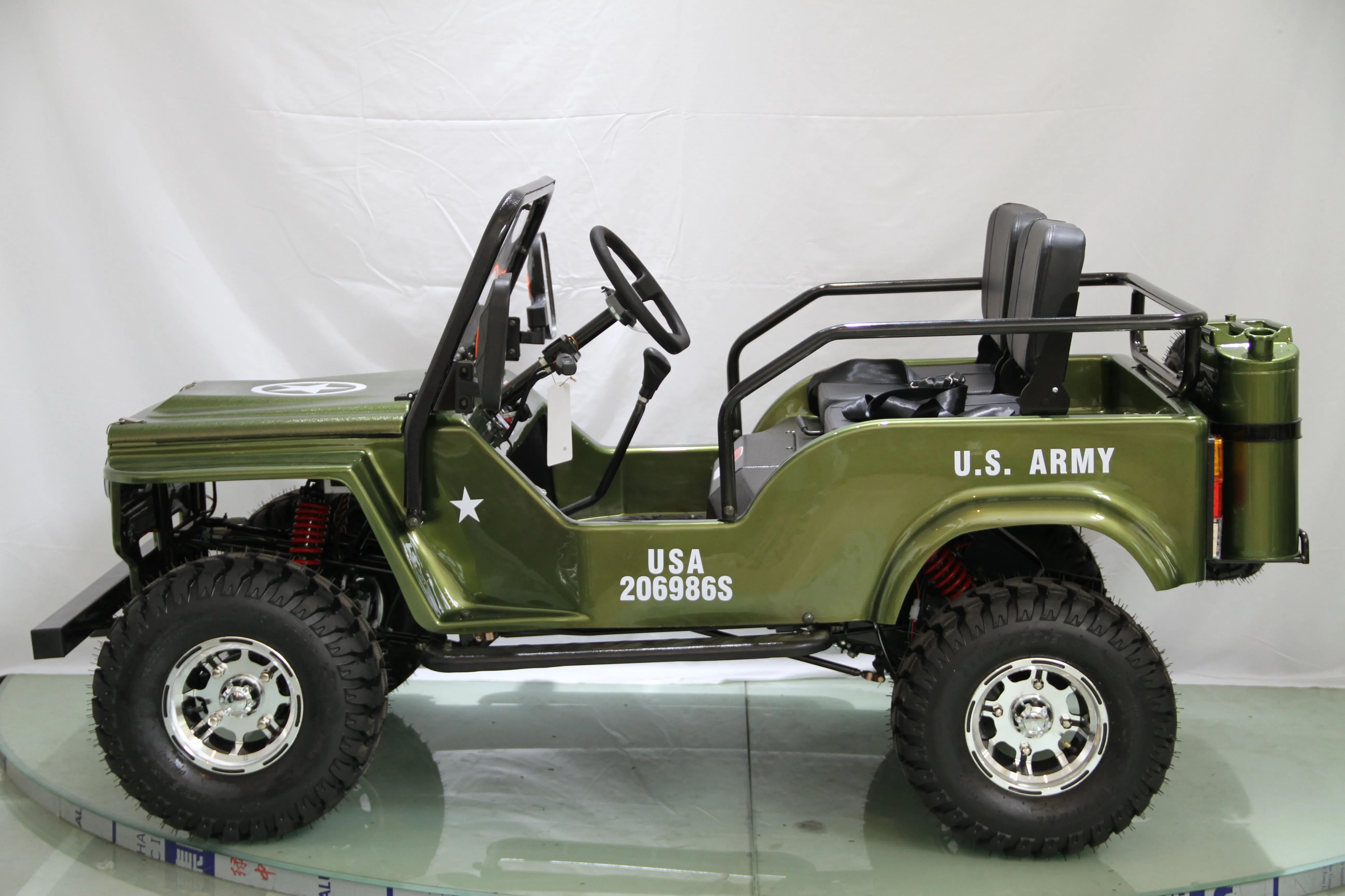 RPS Mini-Jeep Style 125cc Series 4. Mid-Size Youth Mini-jeep 3-Speed semi-Automatic with Reverse, 95% pre-assembled