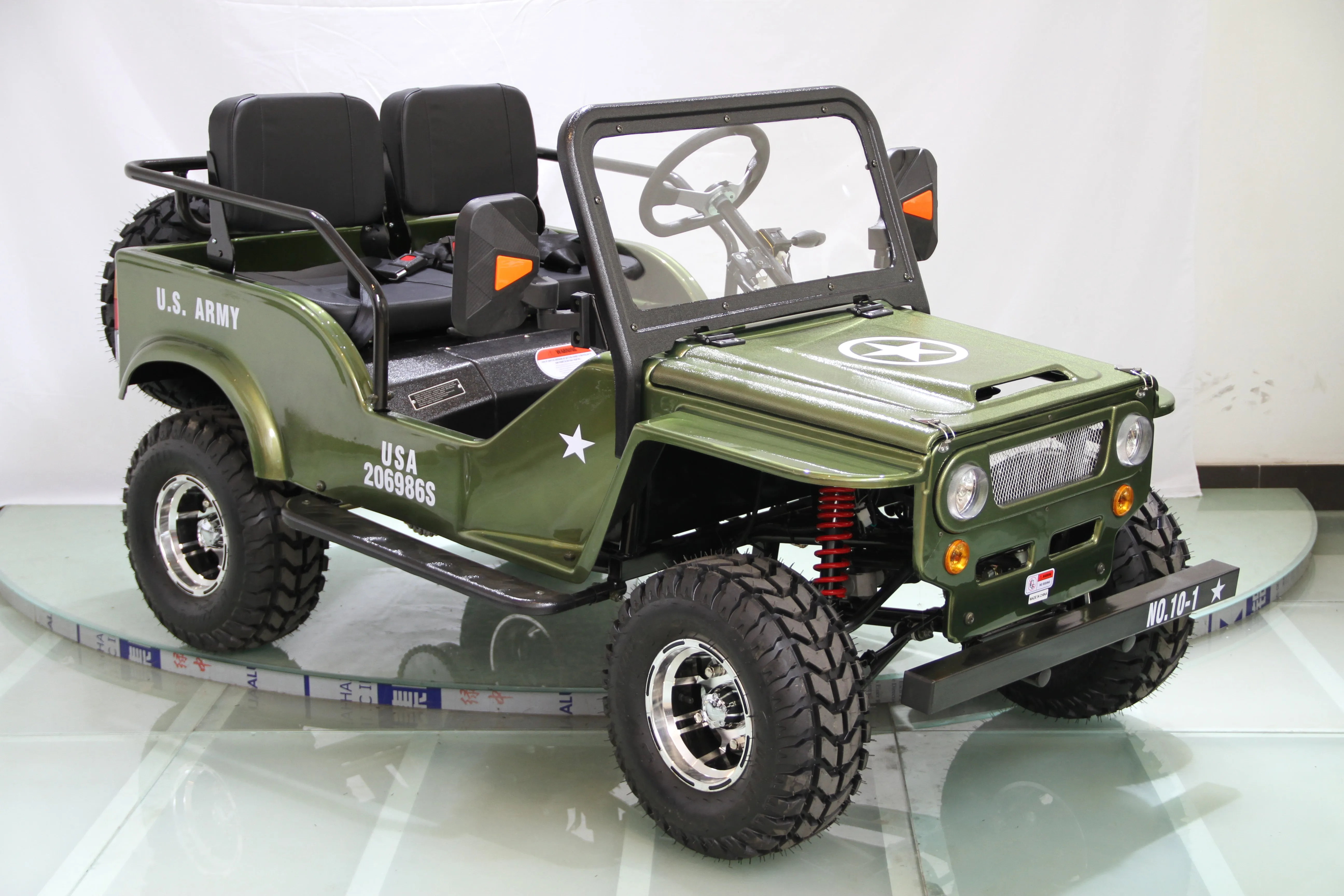 RPS Mini-Jeep Style 125cc Series 4. Mid-Size Youth Mini-jeep 3-Speed semi-Automatic with Reverse, 95% pre-assembled