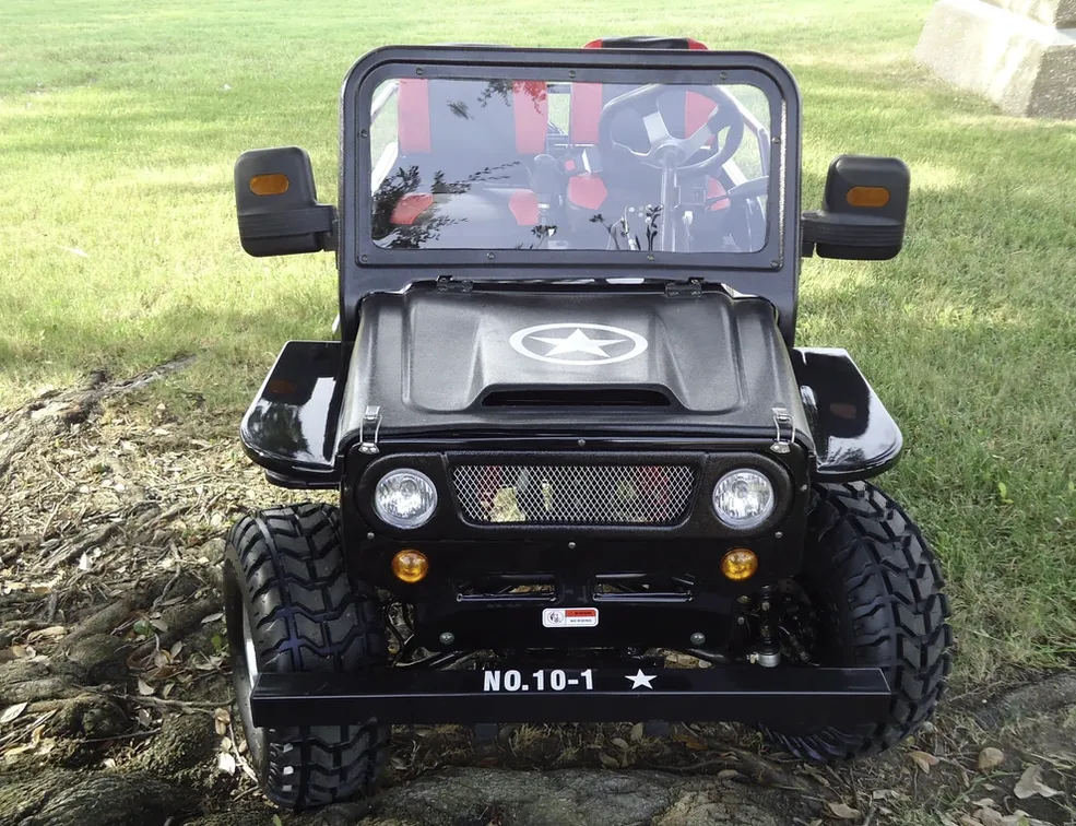 RPS Mini-Jeep Style 125cc Series 4. Mid-Size Youth Mini-jeep 3-Speed semi-Automatic with Reverse, 95% pre-assembled
