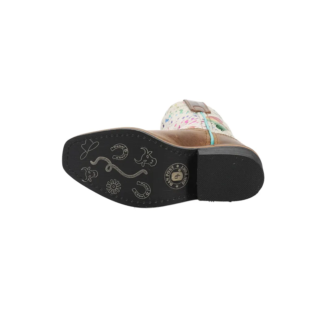 Rumi Square Toe Cowboy Boots (Little Kid-Big Kid)
