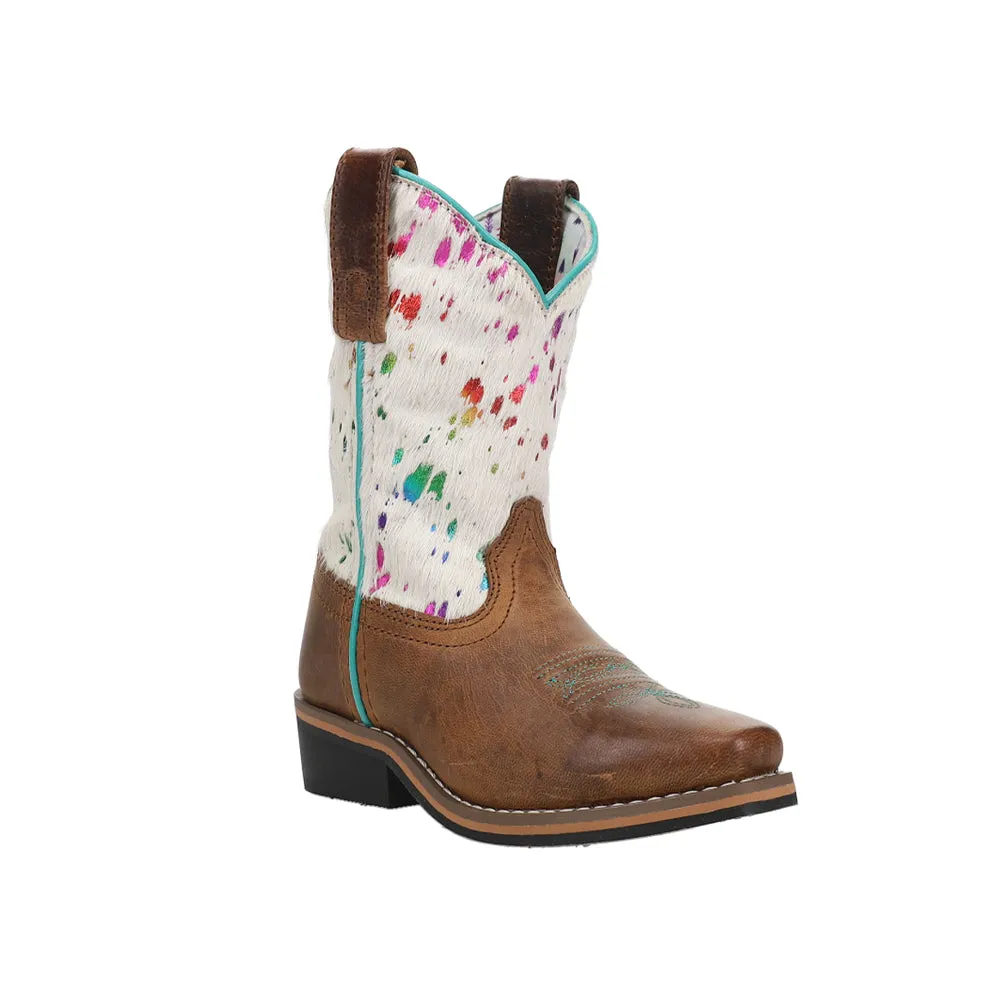 Rumi Square Toe Cowboy Boots (Little Kid-Big Kid)