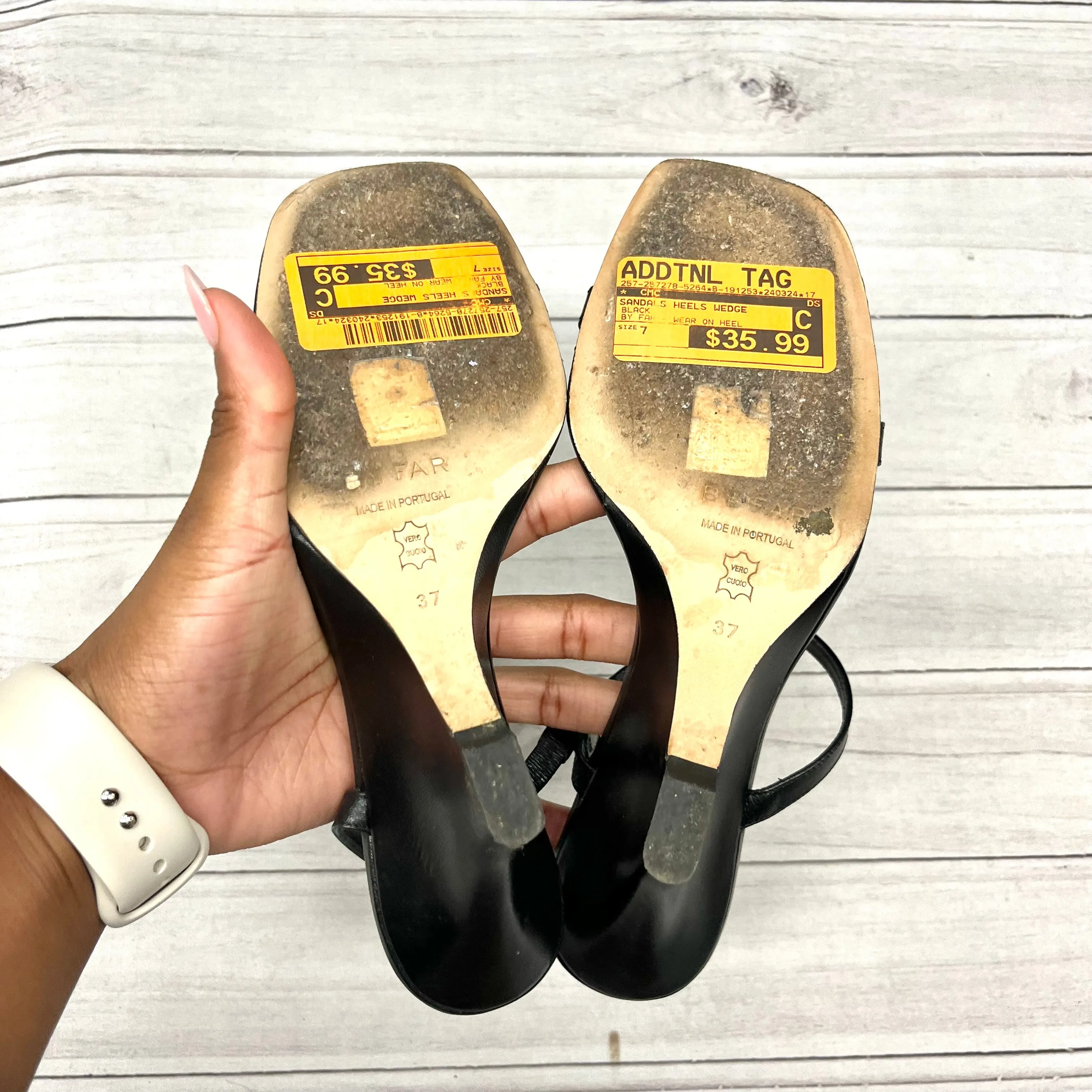 Sandals Heels Wedge By By Far Size: 7