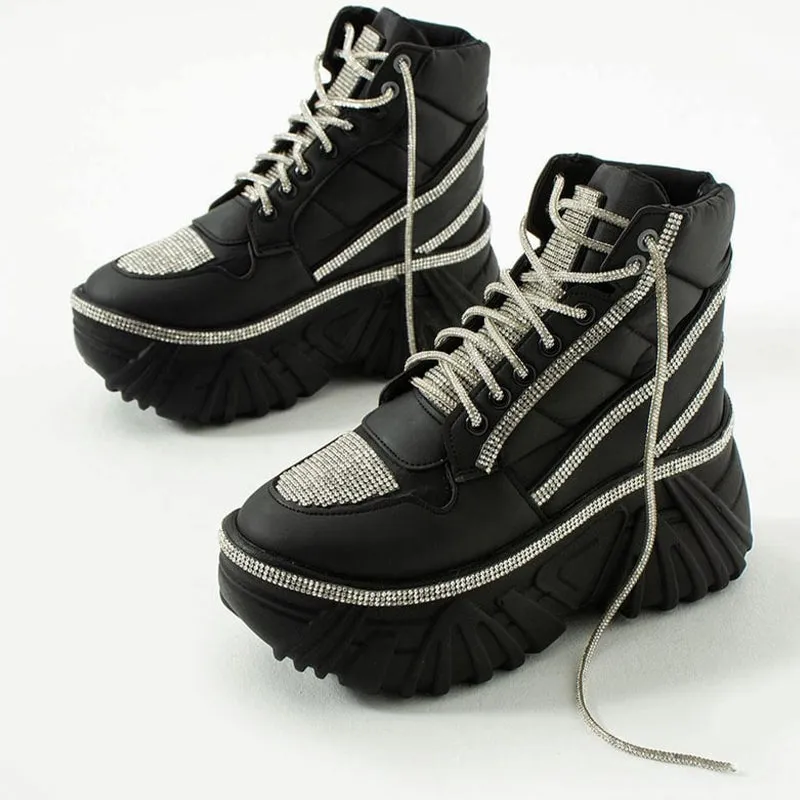Shiny Chunky Sneakers