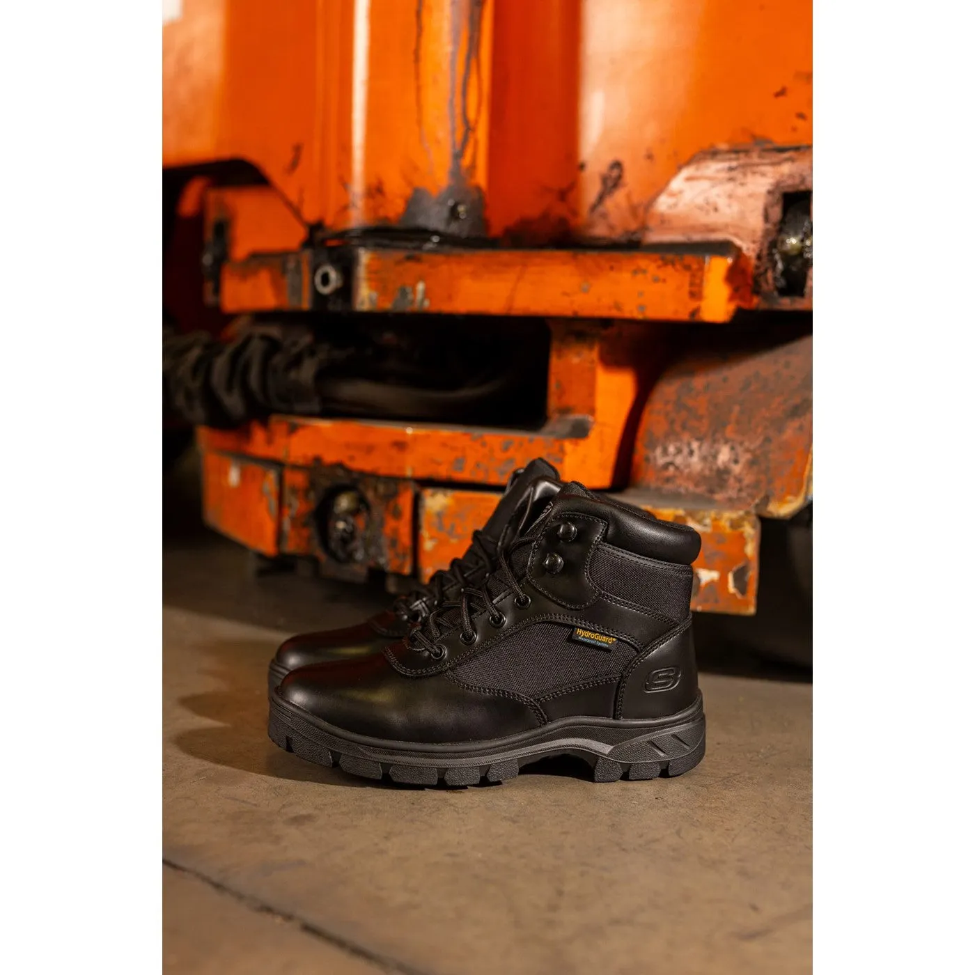Skechers Workwear Wascana Benen Waterproof Tactical Boot OB Black