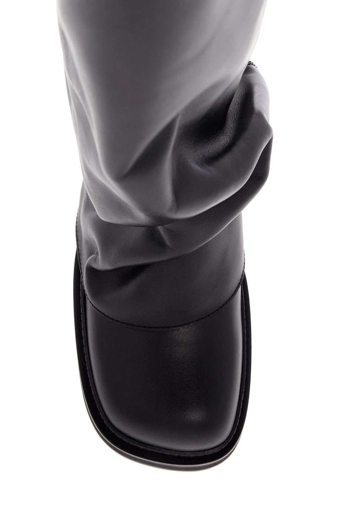 Slouch Boots in Leather