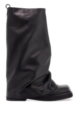 Slouch Boots in Leather
