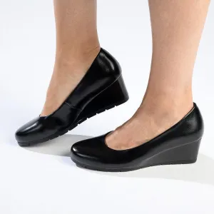 Soft Style By Hush Puppies Mihewi Wedge Court - Black