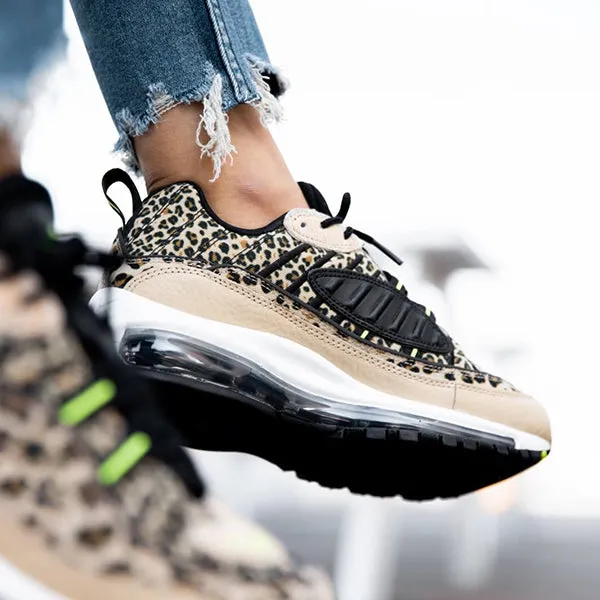 Sohiwoo  sneaker Fashion Leopard Print Air Cushion Sneakers