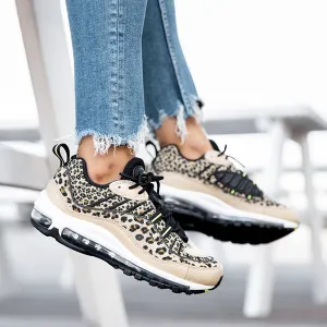Sohiwoo  sneaker Fashion Leopard Print Air Cushion Sneakers