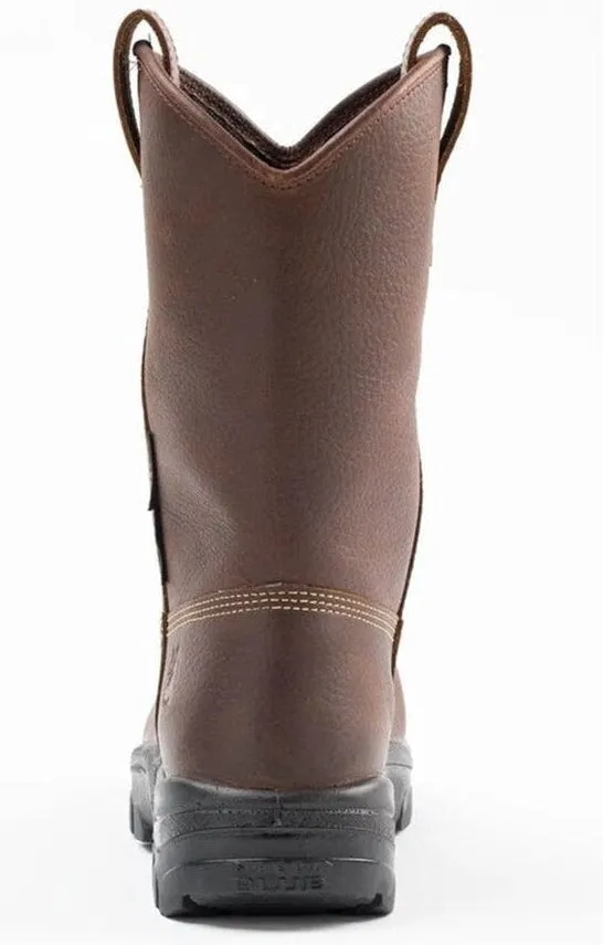 Steel Blue Men's Heeler Metguard Bump 10" WP Steel Toe Work Boot - Oak - 862905