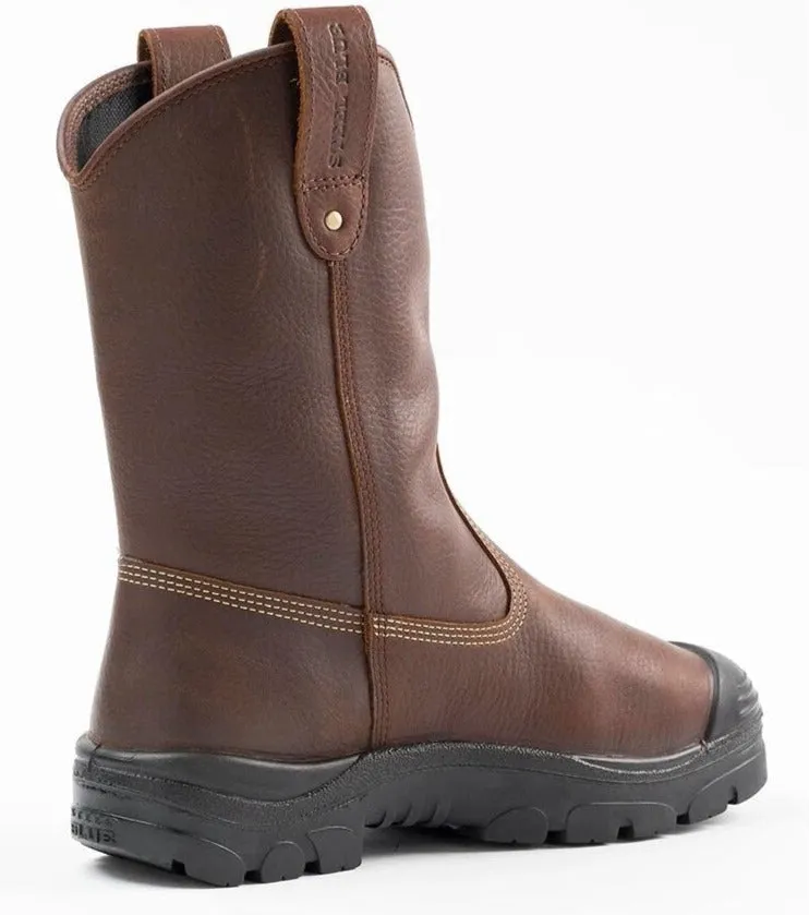 Steel Blue Men's Heeler Metguard Bump 10" WP Steel Toe Work Boot - Oak - 862905