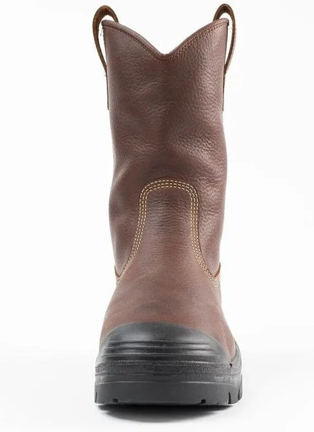 Steel Blue Men's Heeler Metguard Bump 10" WP Steel Toe Work Boot - Oak - 862905