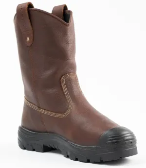 Steel Blue Men's Heeler Metguard Bump 10" WP Steel Toe Work Boot - Oak - 862905