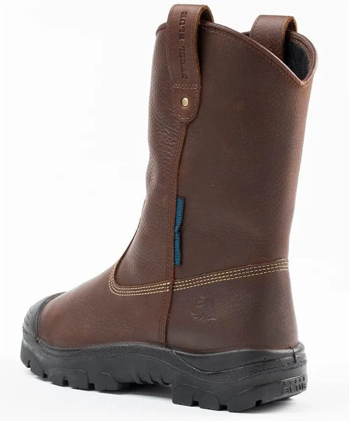 Steel Blue Men's Heeler Metguard Bump 10" WP Steel Toe Work Boot - Oak - 862905