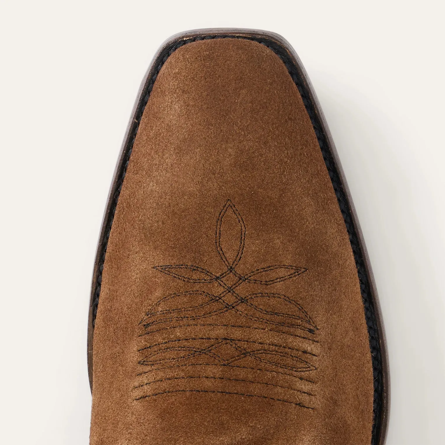 Stetson Brown Men's Badland Suede Square Toe 4062