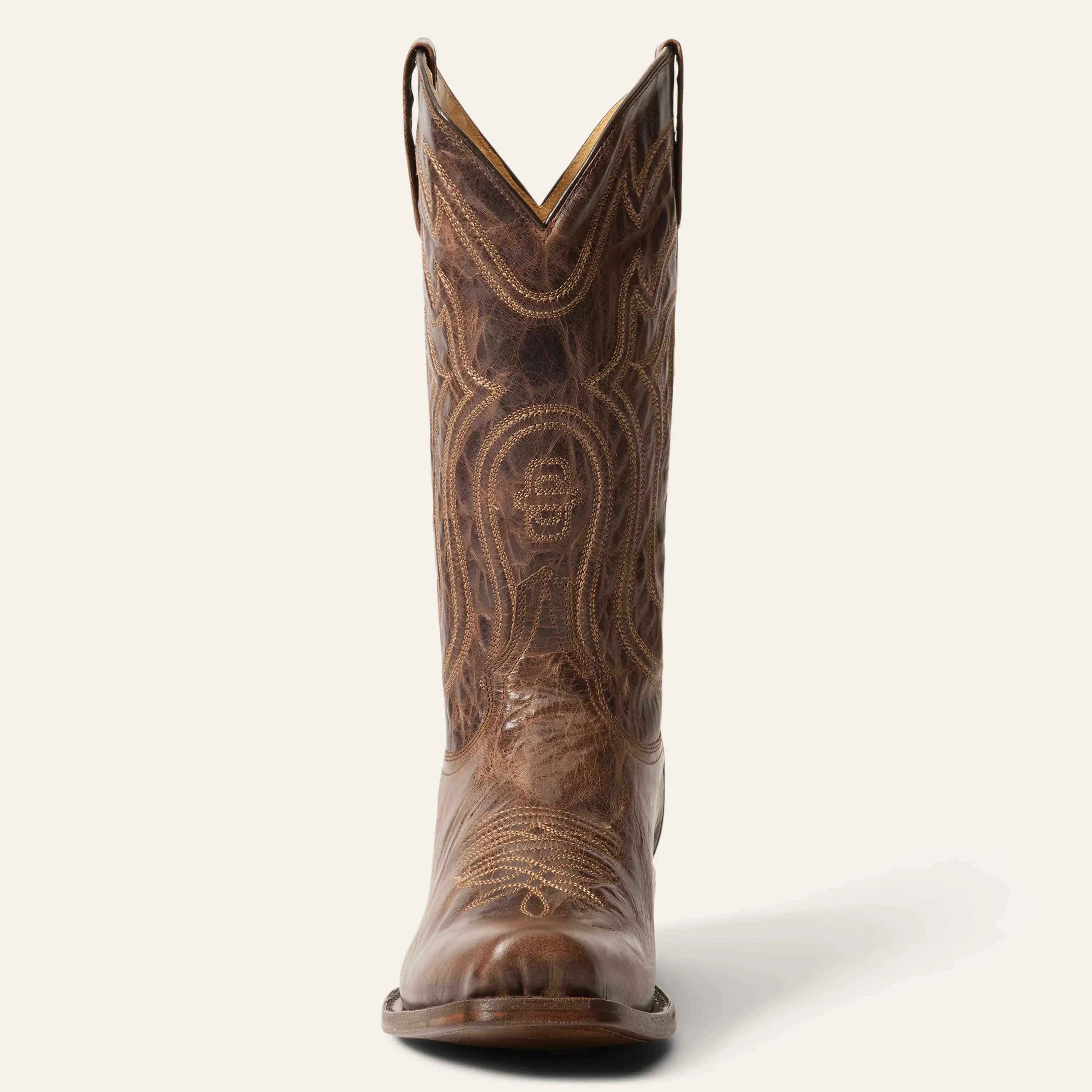 Stetson Brown Men's Garrett Square Toe 4075