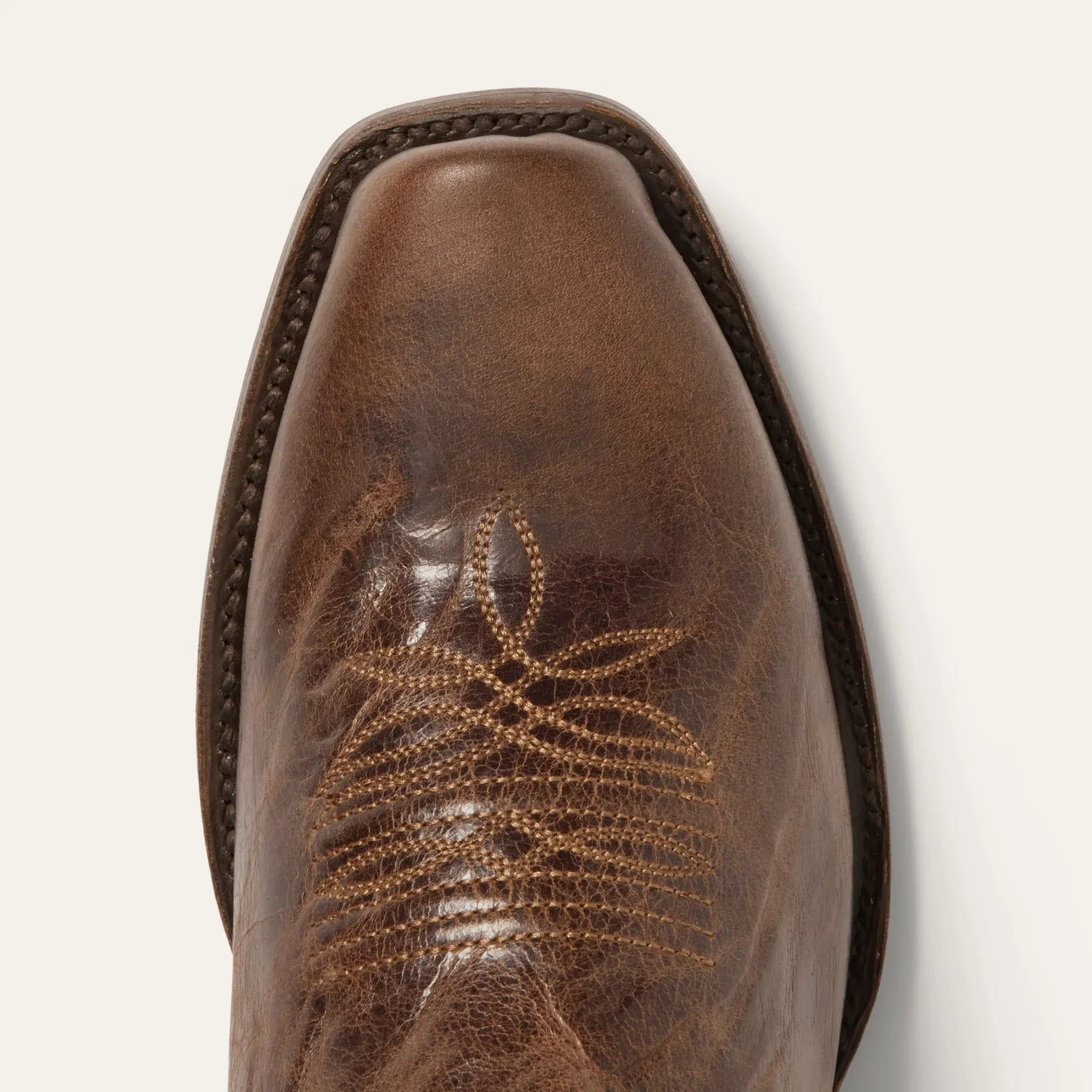 Stetson Brown Men's Garrett Square Toe 4075