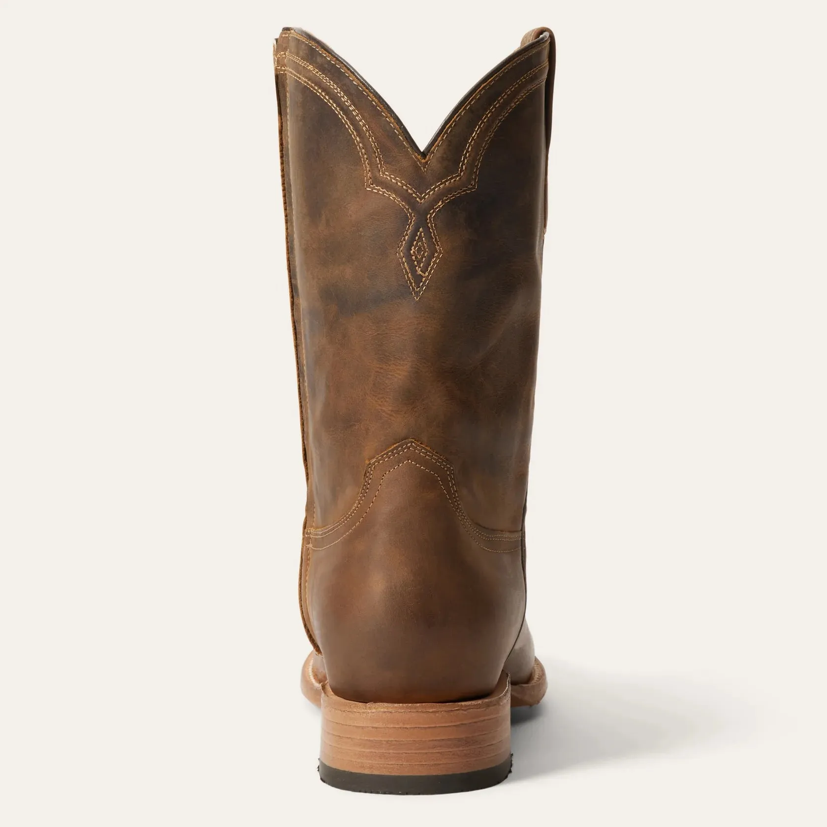 Stetson Brown Men's Rancher Zip Roper Goat Round Toe 3842