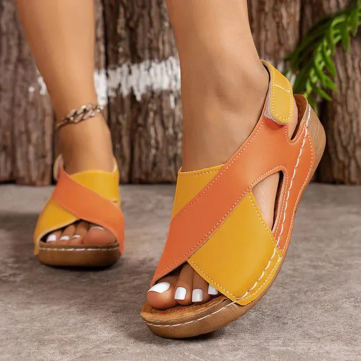 Super Comfortable Slant Heel Orthopedic Sandals for Women