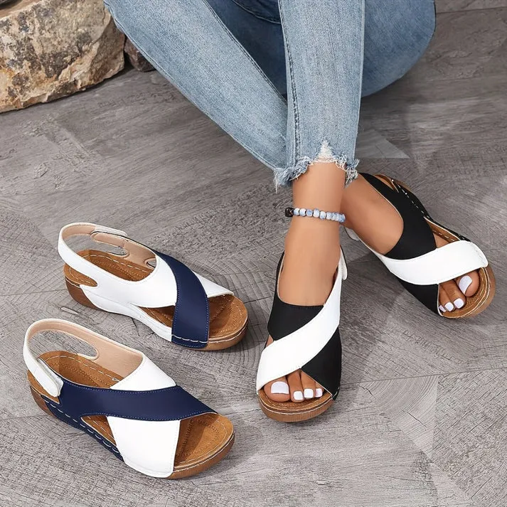 Super Comfortable Slant Heel Orthopedic Sandals for Women