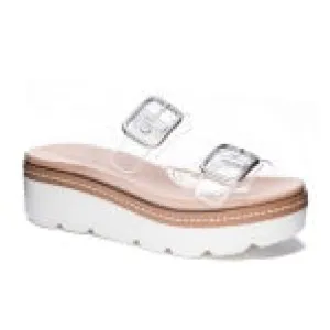 Surfs Up Vinyl Wedge • Clear