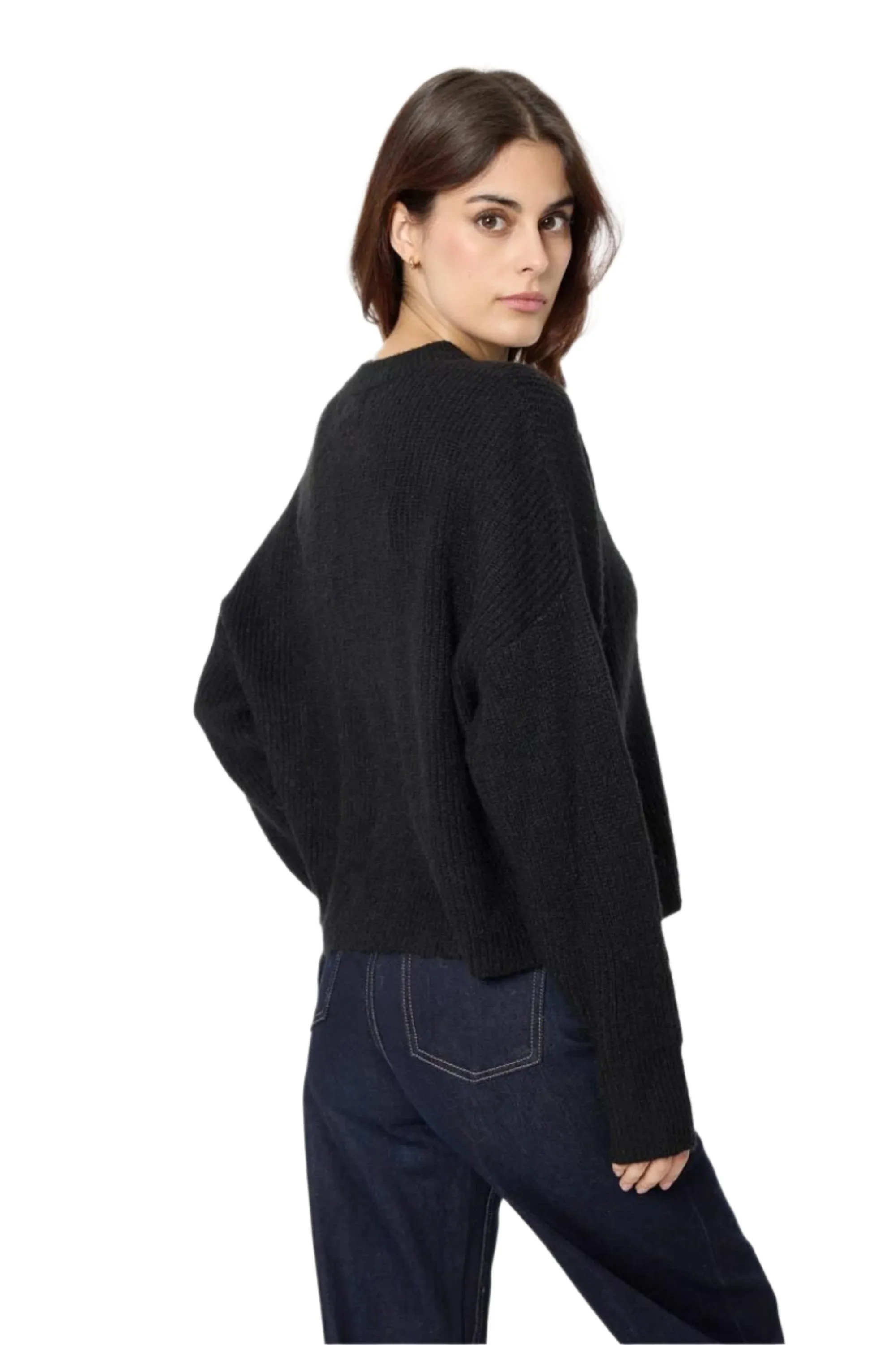 Sweewe Paris Black Knit Sweater