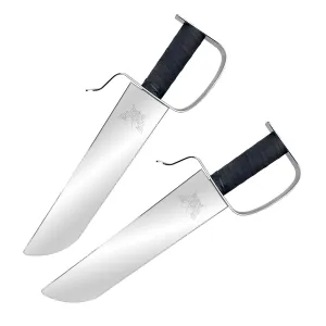 Sword, Butterfly, Stainless Steel, 18.75" (Pair)