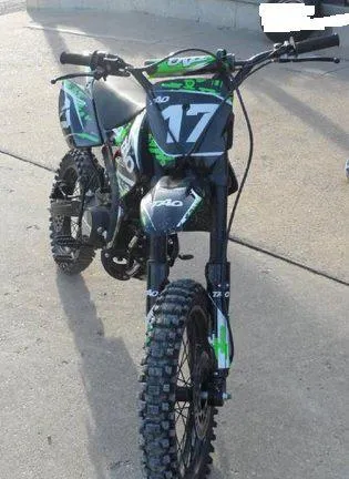 Tao DB-17 - 125cc Deluxe Dirt / Pit Bike 17" front rim  4 Speed manual, 30.72 inch seat height