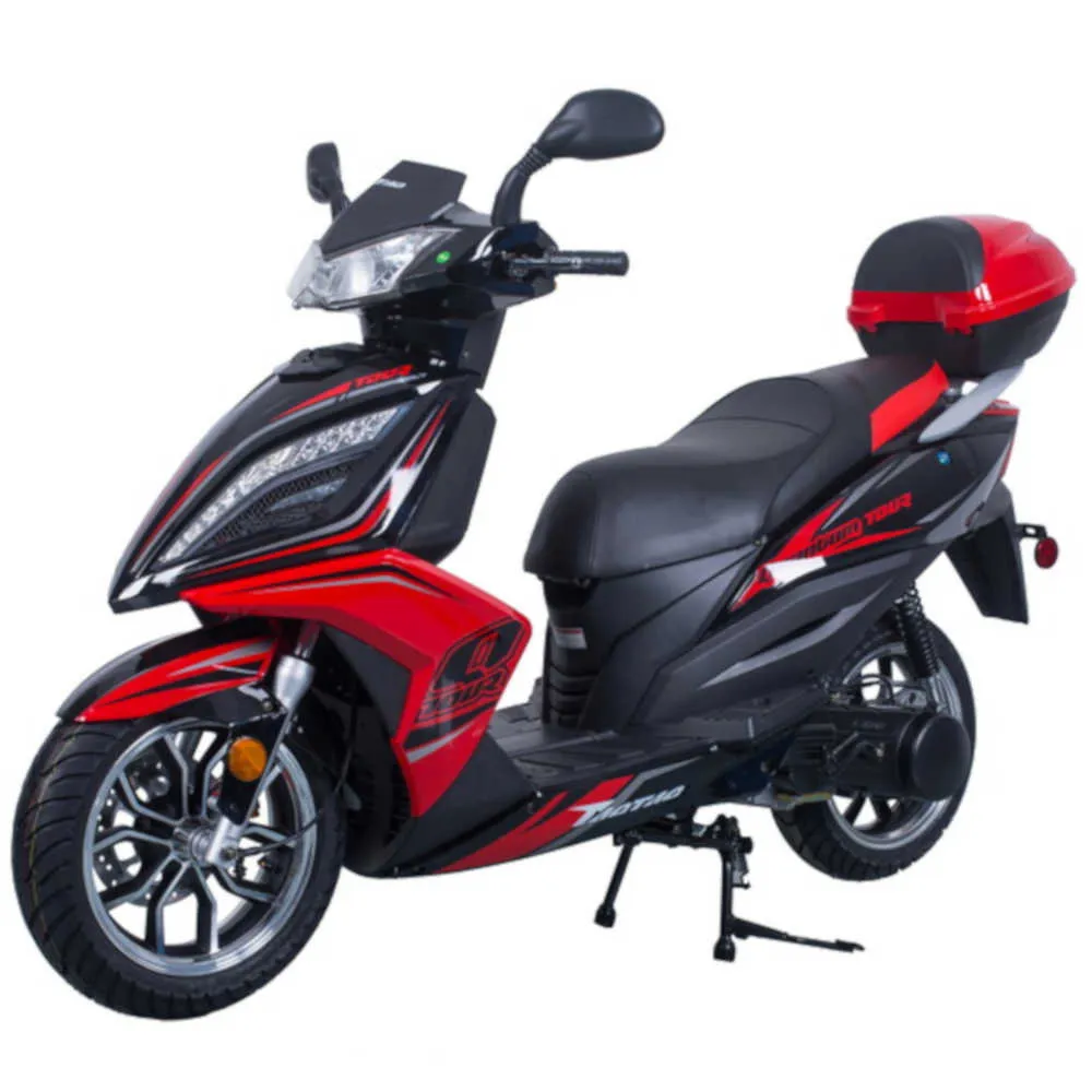 Tao Quantum 150 Scooter,  Full Size, LED Headlights, 13" Custom Alloy Wheels, Locking Trunk