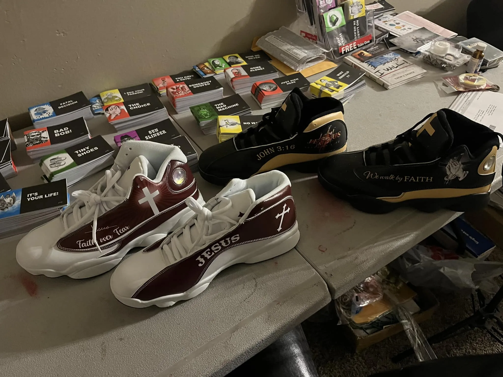 Teesdily | Customized Jesus Nails Basketball Shoes, Jesus Saves Christian Gift, Christian Basketball Shoes With Thick Soles