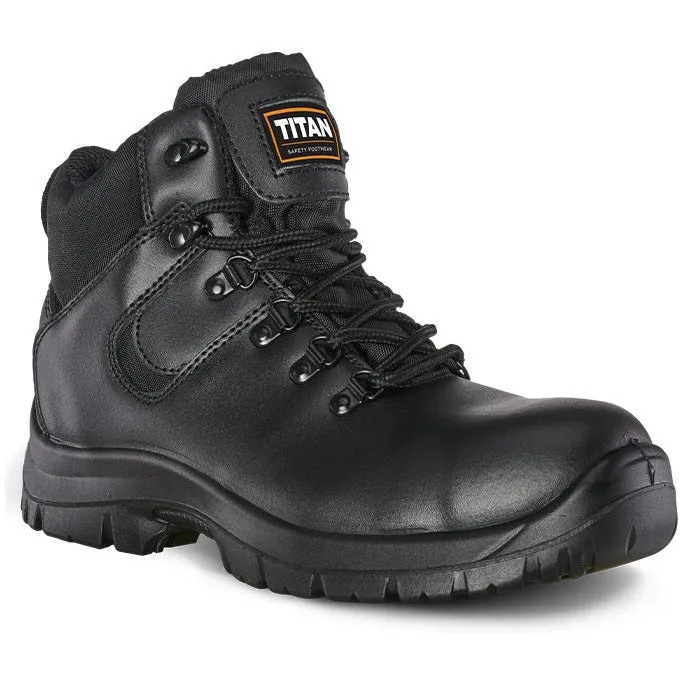 Titan - HIKER Steel Toe Boots - BLACK