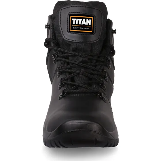 Titan - HIKER Steel Toe Boots - BLACK