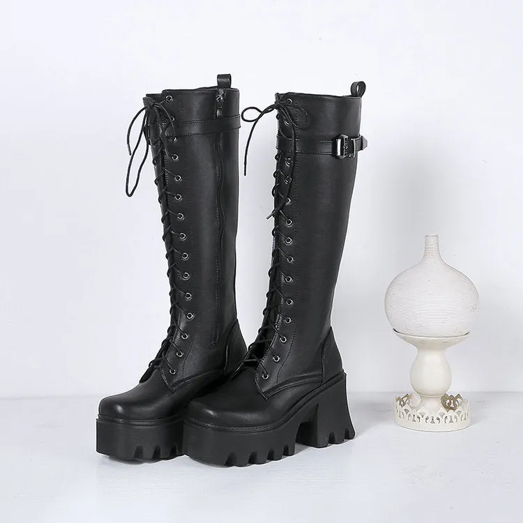 Toleet Long British Style High Boots
