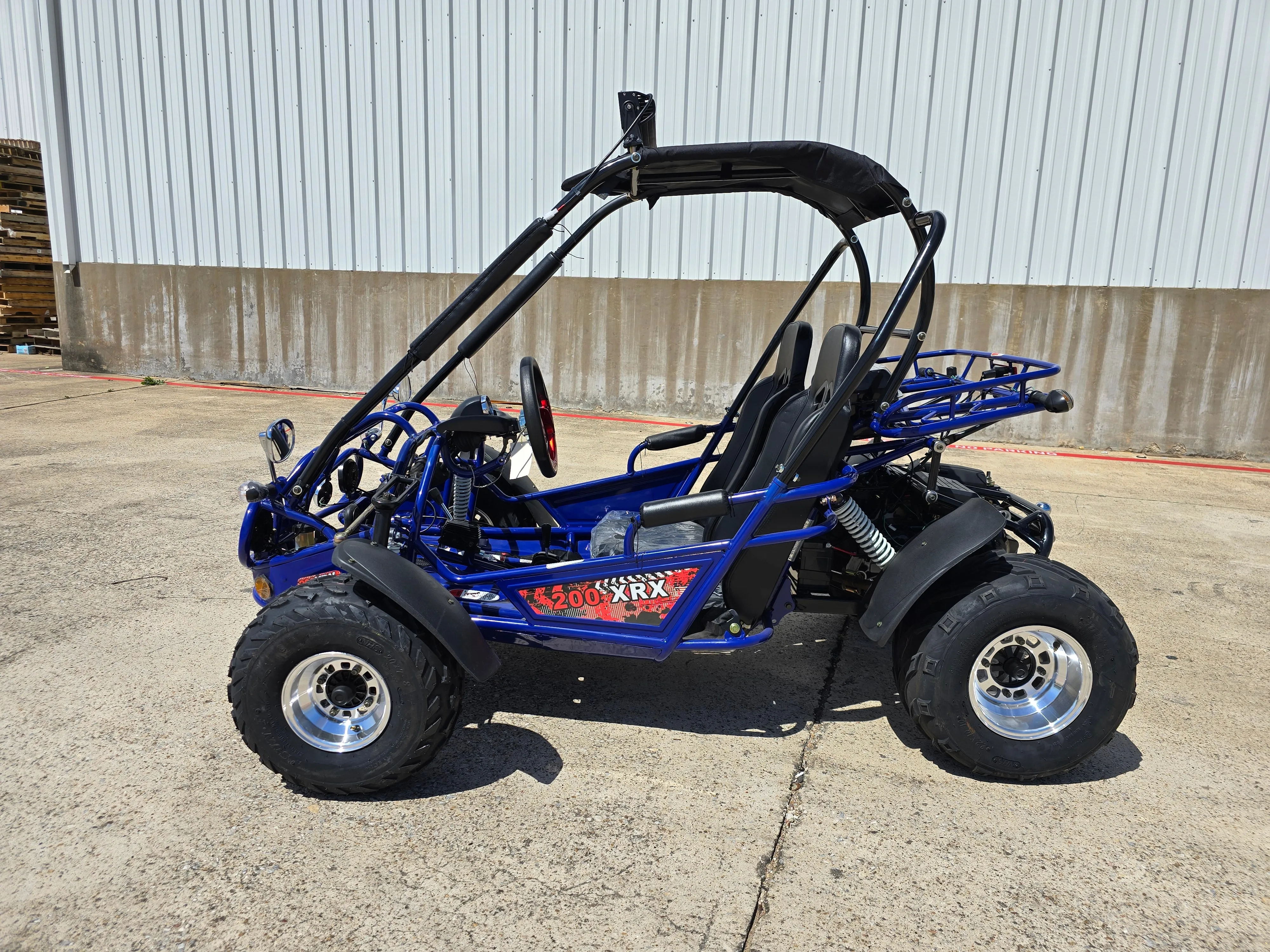 TrailMaster 200XRX Deluxe Teens and Adults Go-Kart - 169cc 8.2HP Engine, Alloy Wheels, LED Light Bar, Digital Speedometer, Adjustable Seats, Suitable for Teens and Adults