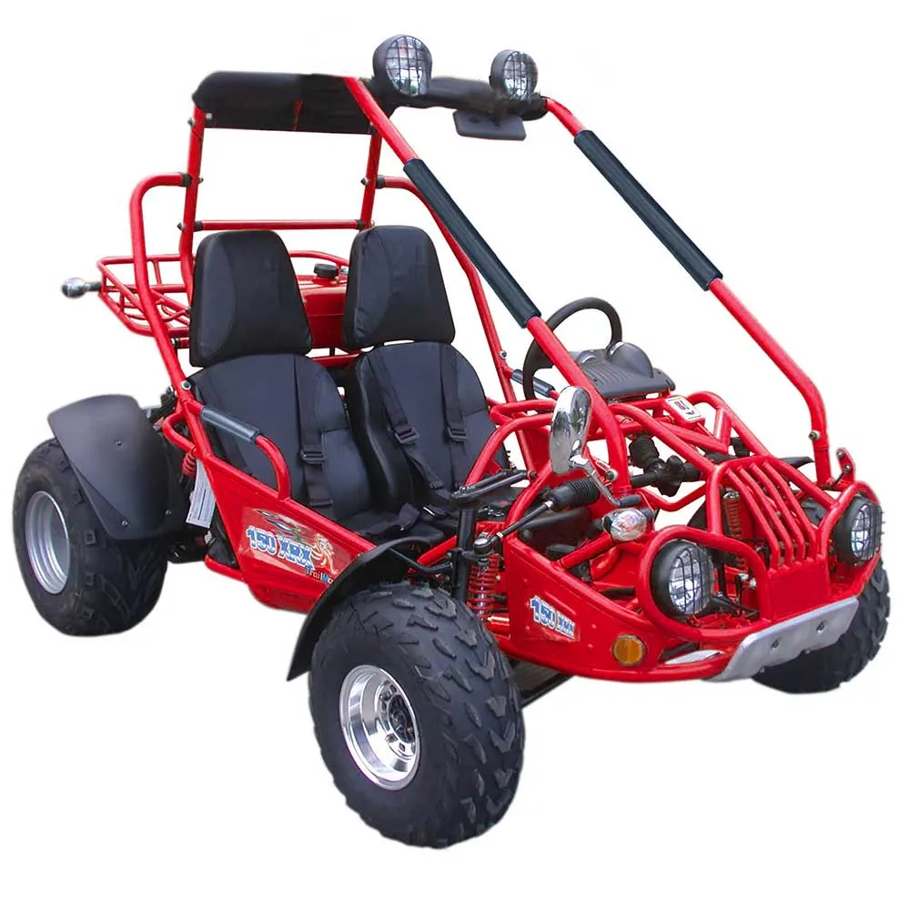 TrailMaster 200XRX Deluxe Teens and Adults Go-Kart - 169cc 8.2HP Engine, Alloy Wheels, LED Light Bar, Digital Speedometer, Adjustable Seats, Suitable for Teens and Adults