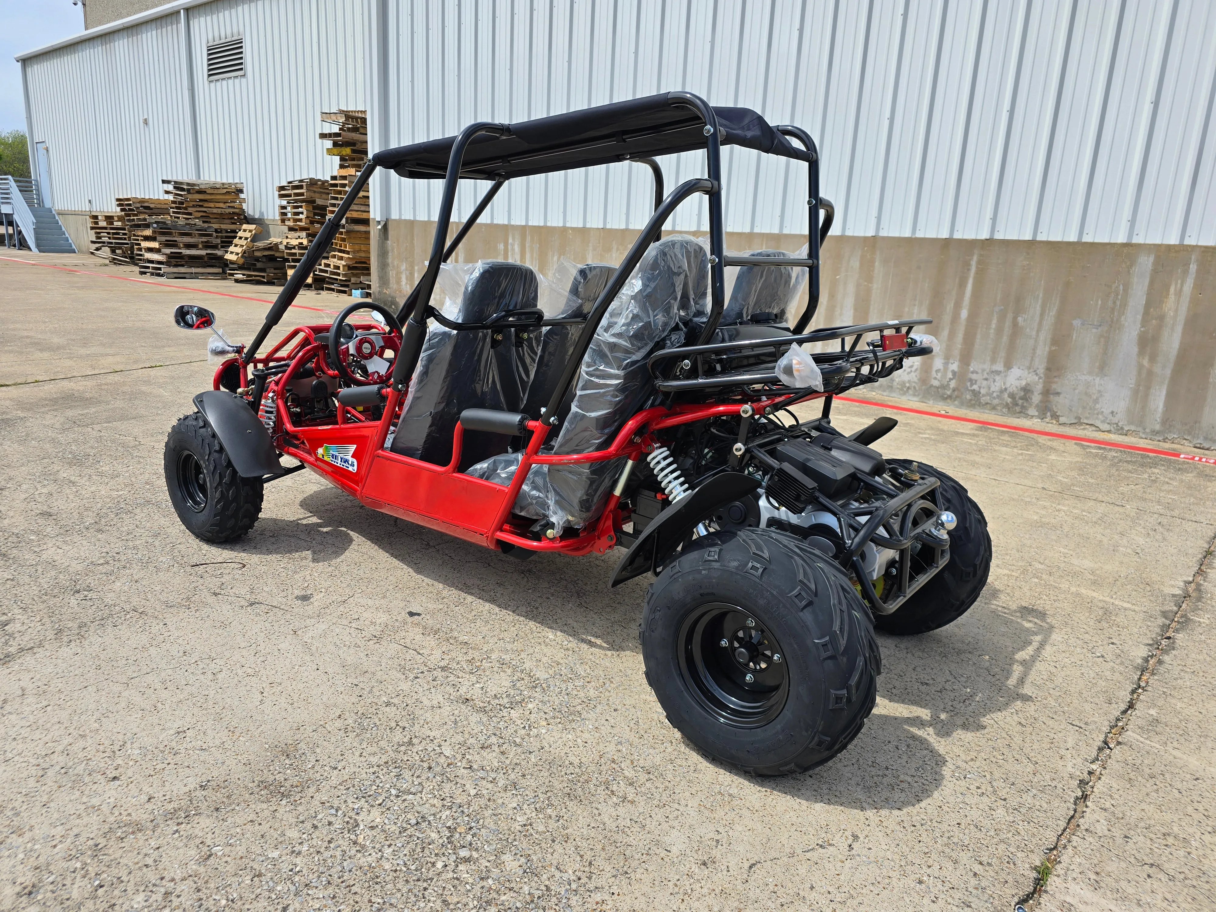 TrailMaster 300XRS-4E EFI Adults 4 Seats Go-Kart - 300cc 17.4HP Engine, 4-Seater, Liquid-Cooled, LED Lights, Hydraulic Brakes
